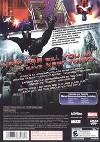 Spider-Man: Web of Shadows: Amazing Allies Edition - Box - Back Image