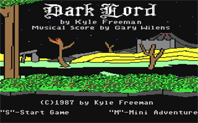 Dark Lord - Screenshot - Game Title Image