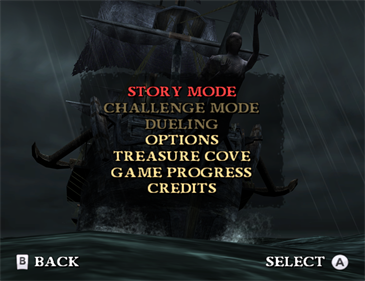 Pirates of the Caribbean: At World's End - Screenshot - Game Select Image
