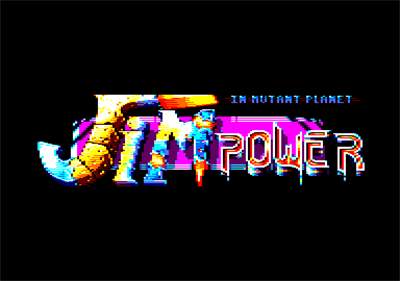 Jim Power in Mutant Planet - Screenshot - Game Title Image