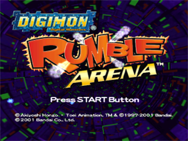 Digimon Rumble Arena - Screenshot - Game Title Image