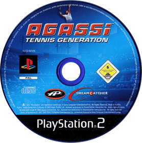 Agassi Tennis Generation - Disc Image