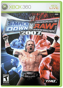 WWE SmackDown vs. Raw 2007 - Box - Front - Reconstructed Image