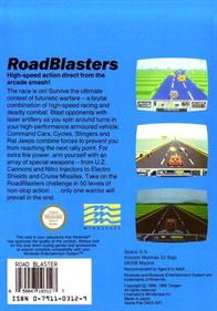 RoadBlasters - Box - Back Image