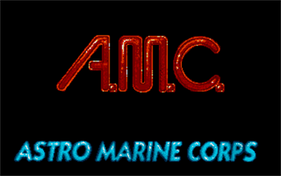 A.M.C.: Astro Marine Corps - Screenshot - Game Title Image