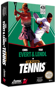 Chris Evert & Ivan Lendl in Top Players' Tennis - Box - 3D Image