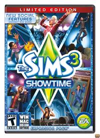 The Sims 3: Showtime - Box - Front Image