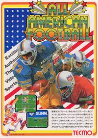 All American Football - Advertisement Flyer - Front Image