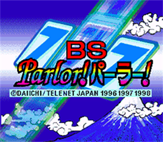 BS Parlor! Parlor!: Dai-2-shuu - Screenshot - Game Title Image