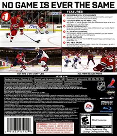 NHL 08 - Box - Back Image