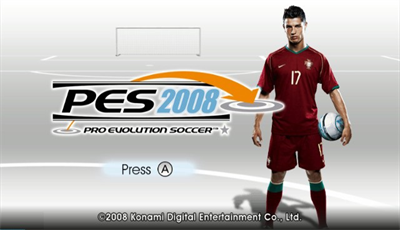 PES 2008: Pro Evolution Soccer - Screenshot - Game Title Image