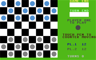 Draughts (Stack Computer Services) - Screenshot - Gameplay Image
