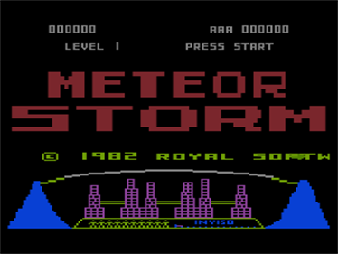 Meteor Storm - Screenshot - Game Title Image