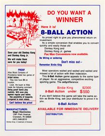 Eight Ball Action - Advertisement Flyer - Front Image