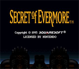 Secret of Evermore - Screenshot - Game Title Image