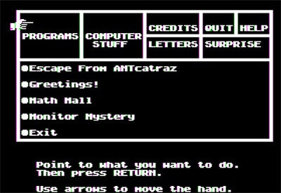 Microzine 23 - Screenshot - Game Select Image