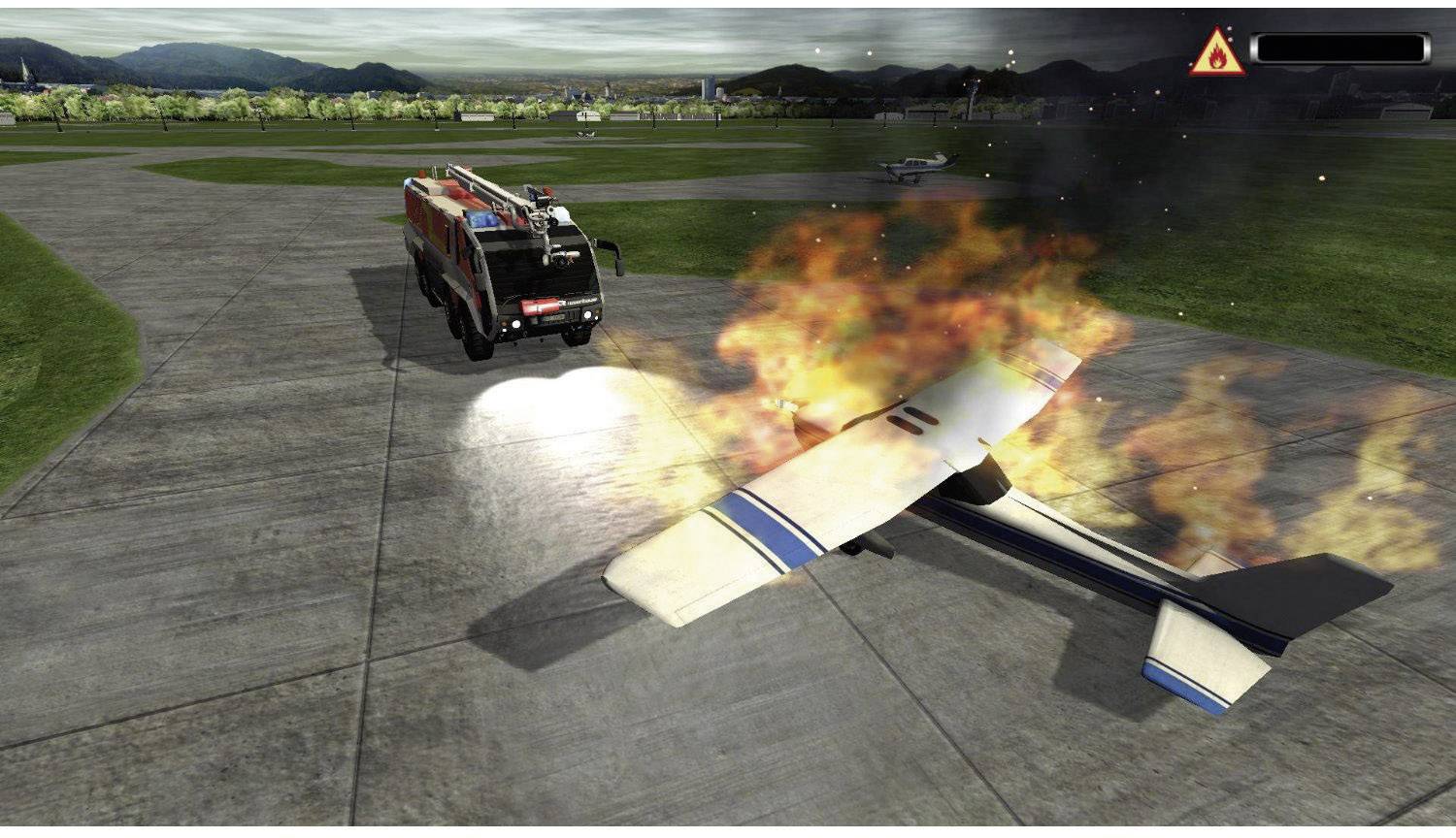 Airport Firefighters Simulation