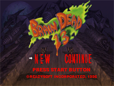 Brain Dead 13 - Screenshot - Game Title Image