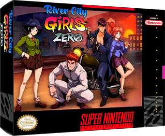 River City Girls Zero - Box - 3D Image