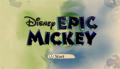 Disney Epic Mickey - Screenshot - Game Title Image