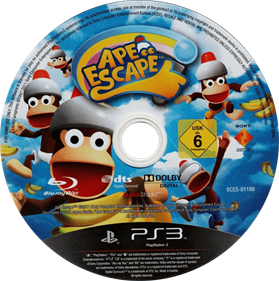 PlayStation Move Ape Escape - Disc Image