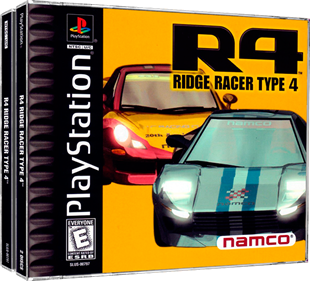 R4: Ridge Racer Type 4 - Box - 3D Image