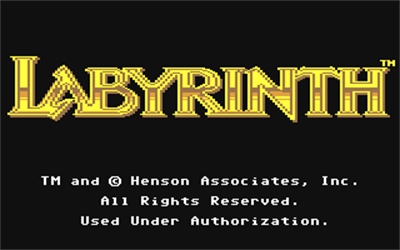 Labyrinth: The Computer Game - Screenshot - Game Title Image