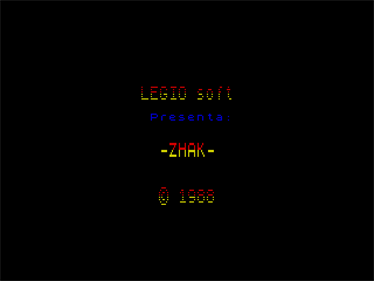 Zhak - Screenshot - Game Title Image