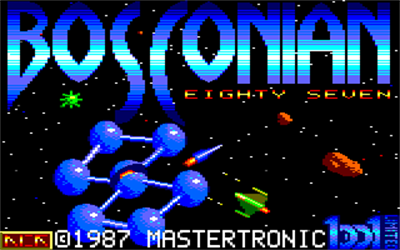 Bosconian '87 - Screenshot - Game Title