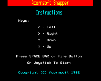 Snapper - Screenshot - Game Select Image