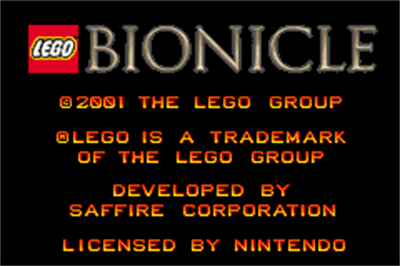 LEGO Bionicle - Screenshot - Game Title Image