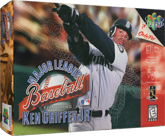 Major League Baseball featuring Ken Griffey Jr. - Box - 3D Image