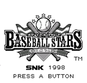 Baseball Stars - Screenshot - Game Title Image