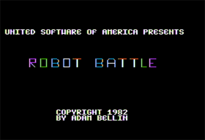 Robot Battle - Screenshot - Game Title Image