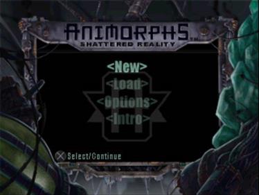 Animorphs: Shattered Reality - Screenshot - Game Select Image