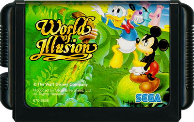 World of Illusion Starring Mickey Mouse and Donald Duck - Cart - Front Image