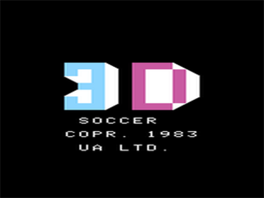 3D Soccer - Screenshot - Game Title Image