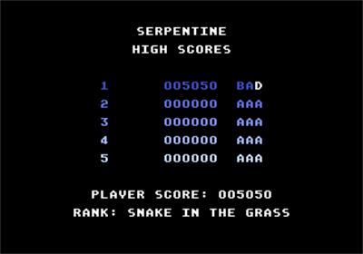 Serpentine - Screenshot - Game Title Image