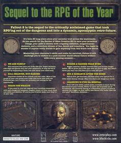 Fallout 2: A Post Nuclear Role Playing Game - Box - Back Image