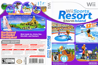 Wii Sports Resort: Storm Island - Box - 3D Image