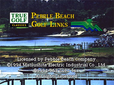 True Golf Classics: Pebble Beach Golf Links - Screenshot - Game Title Image