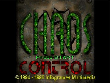 Chaos Control - Screenshot - Game Title Image