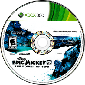 Epic Mickey 2: The Power of Two - Disc Image