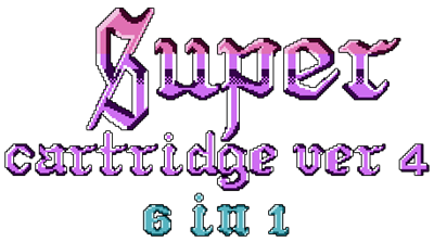 Super Cartridge Ver 4: 6 in 1 - Clear Logo Image