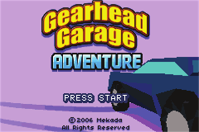 Gearhead Garage Adventure - Screenshot - Game Title Image