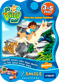 Nick Jr Go Diego Go! Save the Animal Families! - Box - Front - Reconstructed Image