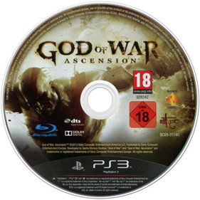 God of War: Ascension - Disc Image