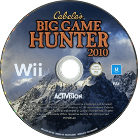 Cabela's Big Game Hunter 2010 - Disc Image