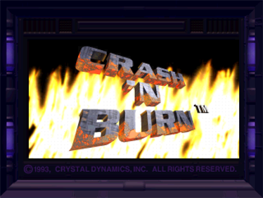 Crash 'n Burn - Screenshot - Game Title Image