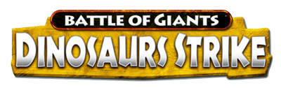 Battle of Giants: Dinosaurs Strike - Clear Logo Image